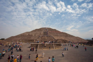 Le temple Teotihuacan 